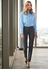 Brook Taverner Torino Trouser | Grey Check