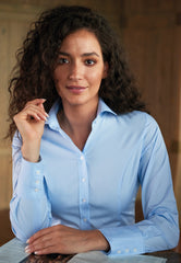 Brook Taverner Treviso Blouse | White Poplin