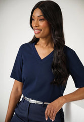 Brook Taverner Varenna Blouse | Sky Blue