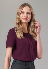Brook Taverner Verona Blouse | Navy