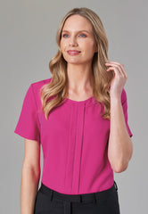 Brook Taverner Verona Blouse | Navy