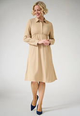 Brook Taverner Virgo Shirt Dress | Burgundy