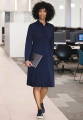 Brook Taverner Virgo Shirt Dress | Navy