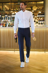 Brook Taverner Taurus Trouser | Navy