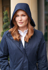 Brook Taverner Washington Raincoat | Navy