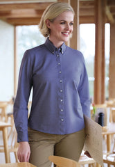 Brook Taverner Willow Shirt | Denim Marl